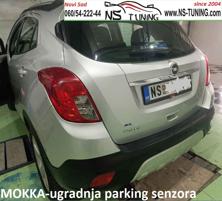 opel mokka ugradnja parking senzora sa ekranom i zvucno novi sad ns tuning